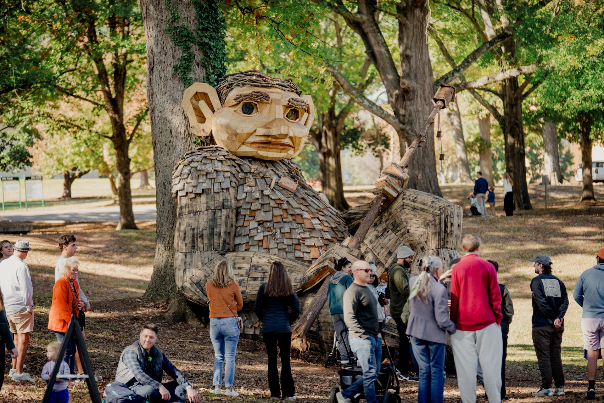 Thomas Dambo's Trolls in NC